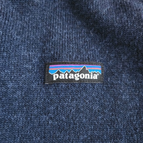 Patagonia Women's Quarter-Zip Better Sweater Fleece – Size M, Navy - Picture 4 of 6